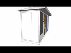 멀티 기능 학교 자동 판매기와 원격 제어 시스템과 재활용 병